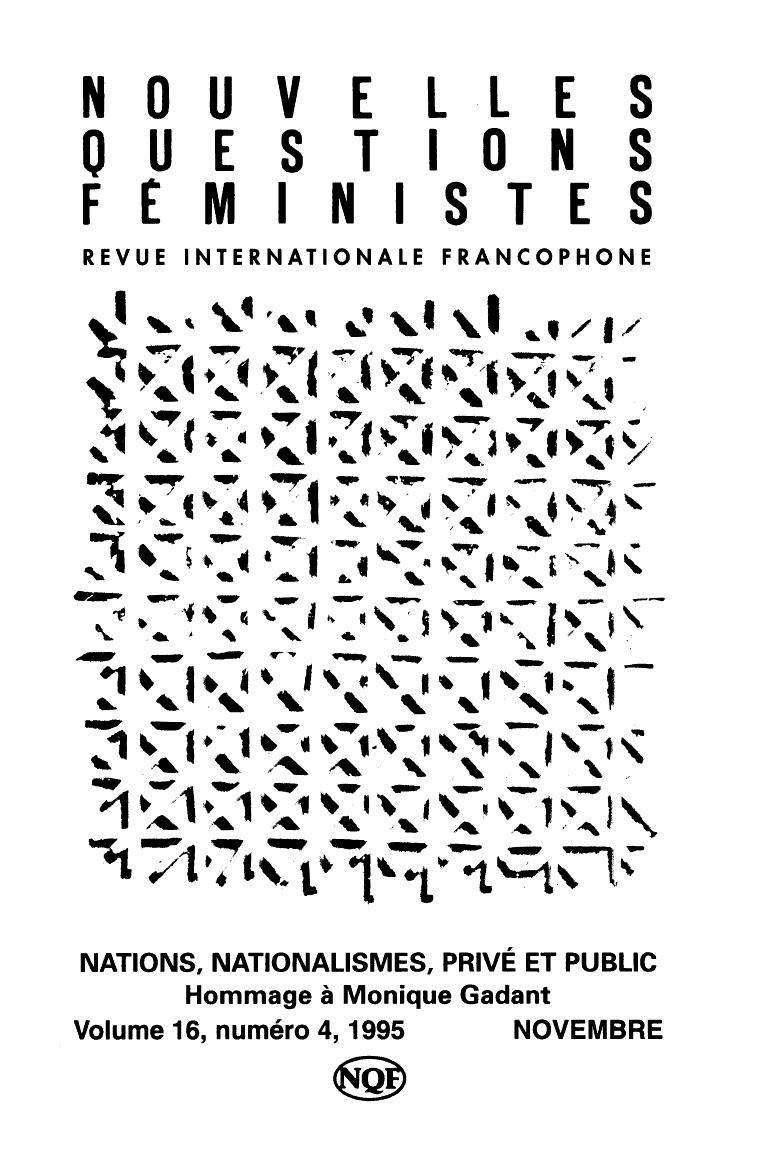 Nouvelles questions feministes